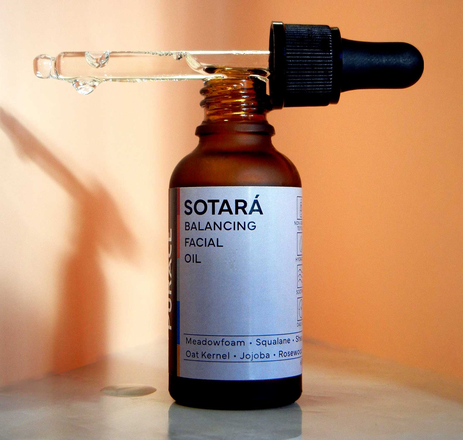 Sotara bottle and packaging