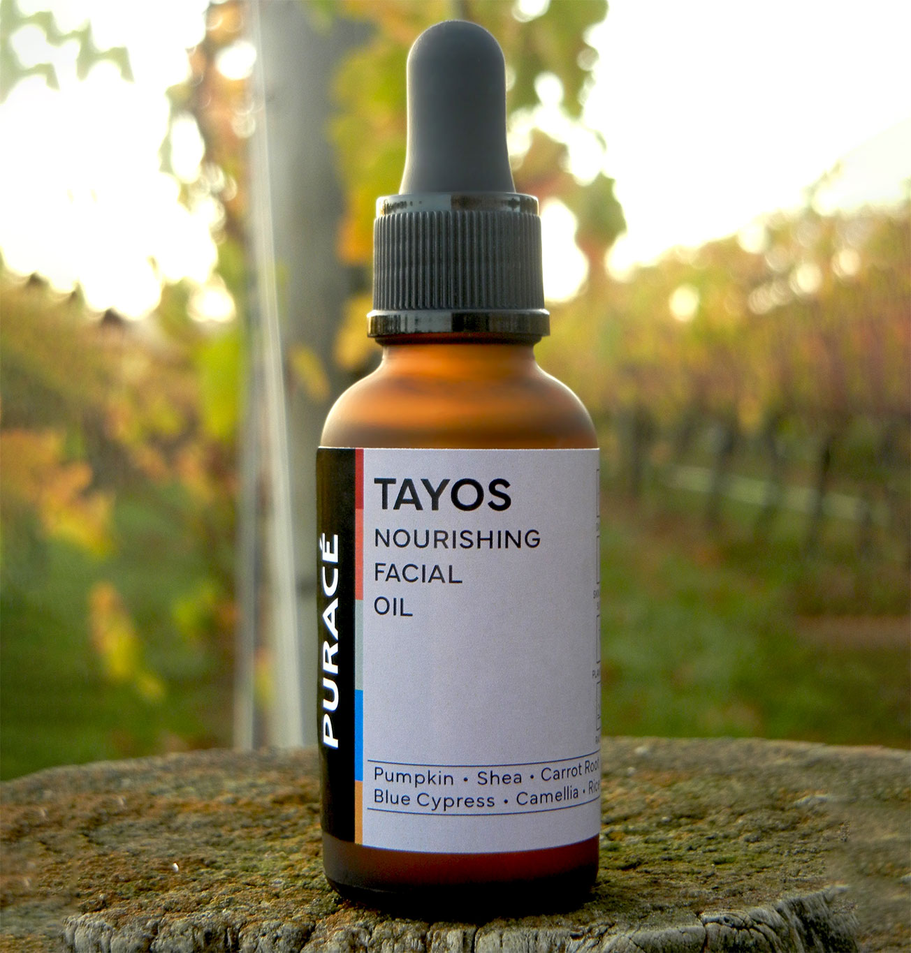 Tayos bottle outdoors