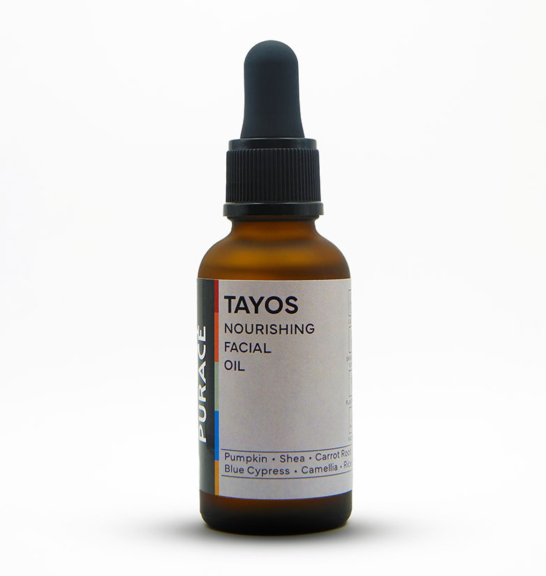 Tayos Nourishing Facial Oil bottle